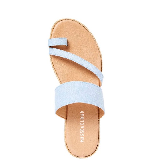 Musse & Cloud Light Blue Zubeach Sandals Women’s EU Size 41 rope wrapped Sole - Picture 4 of 7